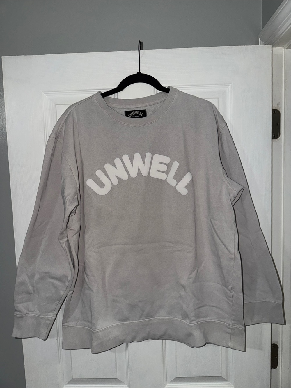 UNWELL Crewneck Seersucker Sweatshirt